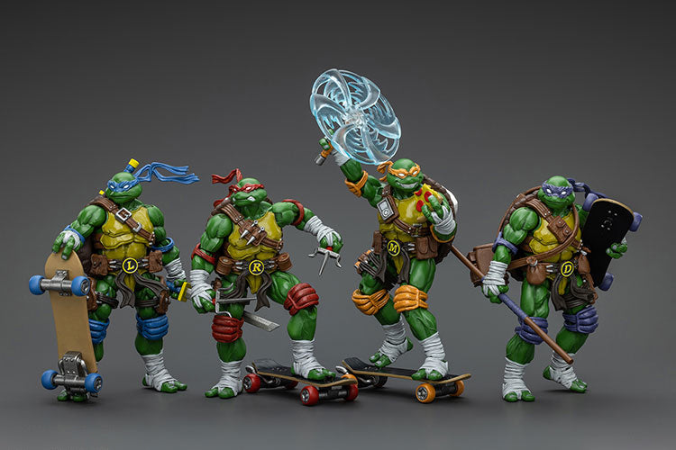 JOYTOY TMNT Series: Teenage Mutant Ninja Turtles - SET OF 4 1:18 Scale Action Figures