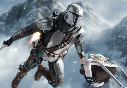 HiPlay ZD Toys Star Wars The Mandalorian and Grogu 1/10 Scale Action Figure Set