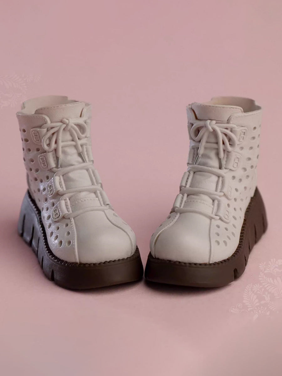 Worldbox Female White Martin Boots Shoes (GS001) 1/6 Scale Doll Accessory Fit Action Figure