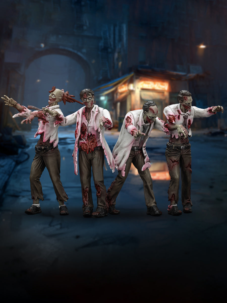 (Only Shipped to the US) JOYTOY 1/25 Dark Source Zombie Figure Scientists (Male) JT01604 Action Figures