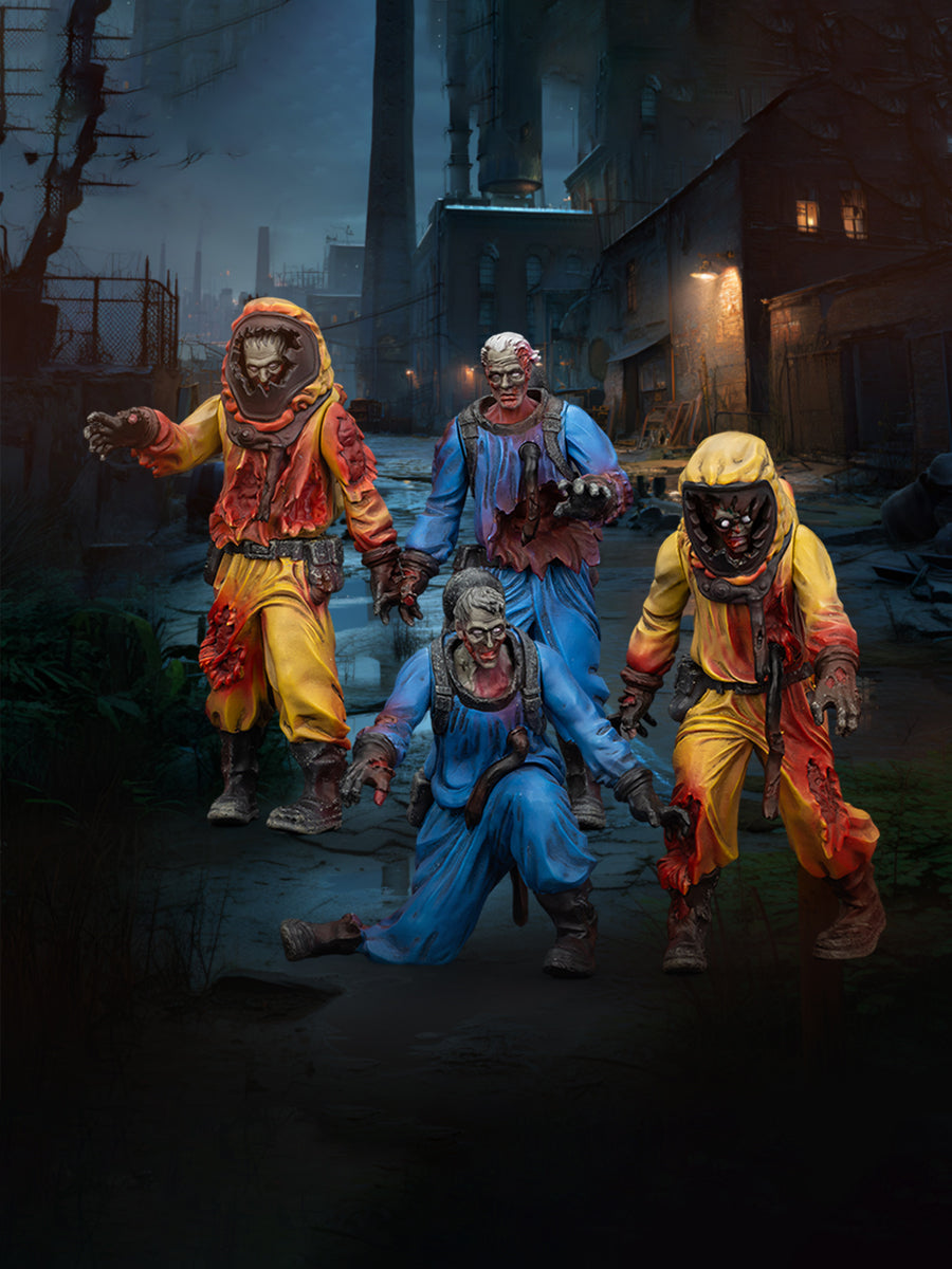 (Only Shipped to the US) JOYTOY 1/25 Dark Source Zombie Figure Biochemical Lab Team JT01550 Action Figures