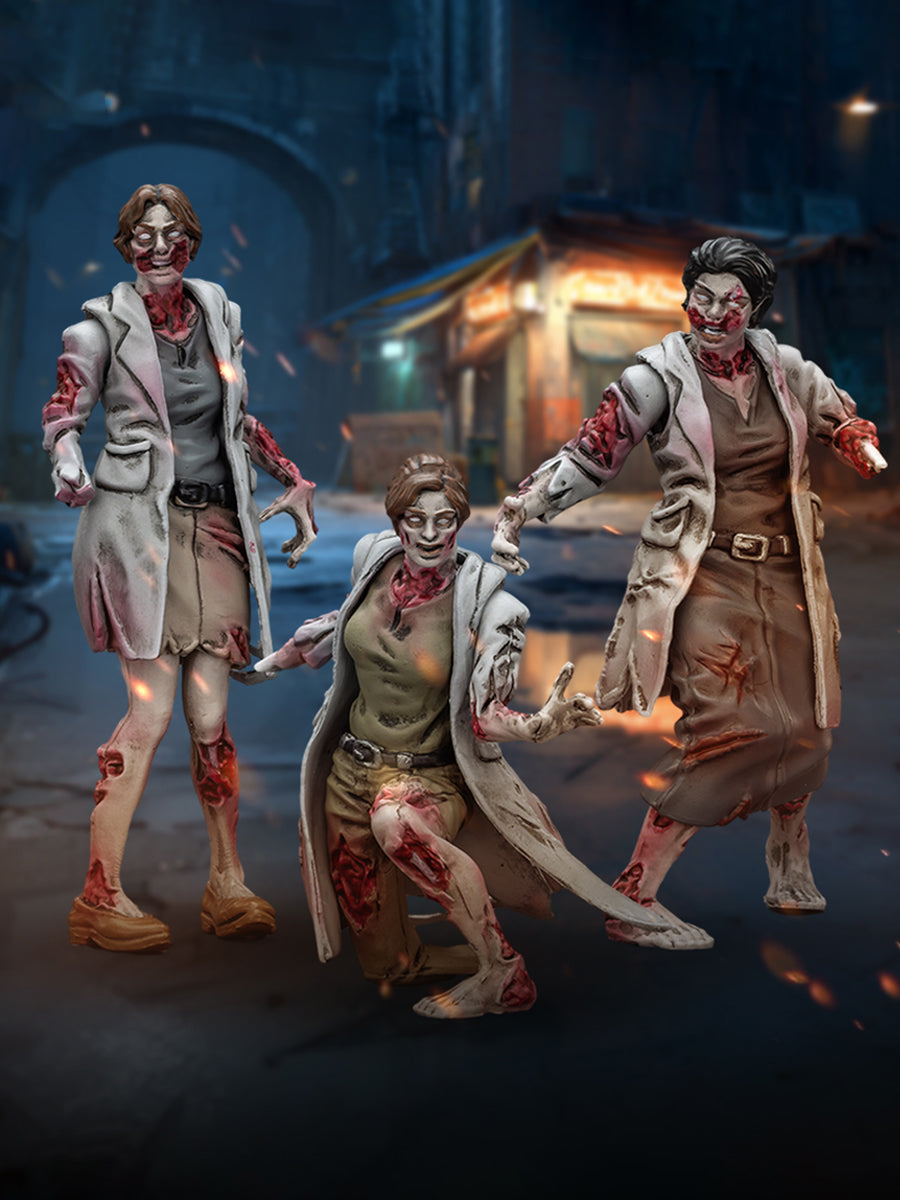 (Only Shipped to the US) JOYTOY 1/25 Dark Source Zombie Figure Medics JT01628 Action Figures