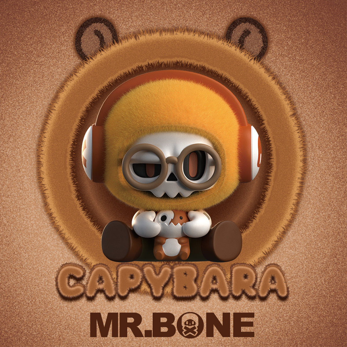 MR.BONE Babybone Cute Grain Sitting Pose Blind Box Figure