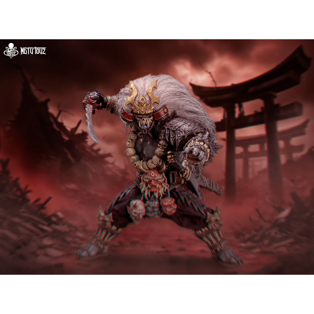 Metytoyz Demon Slayer Shura Takikawa Onimusha 1/10 Scale Action Figure