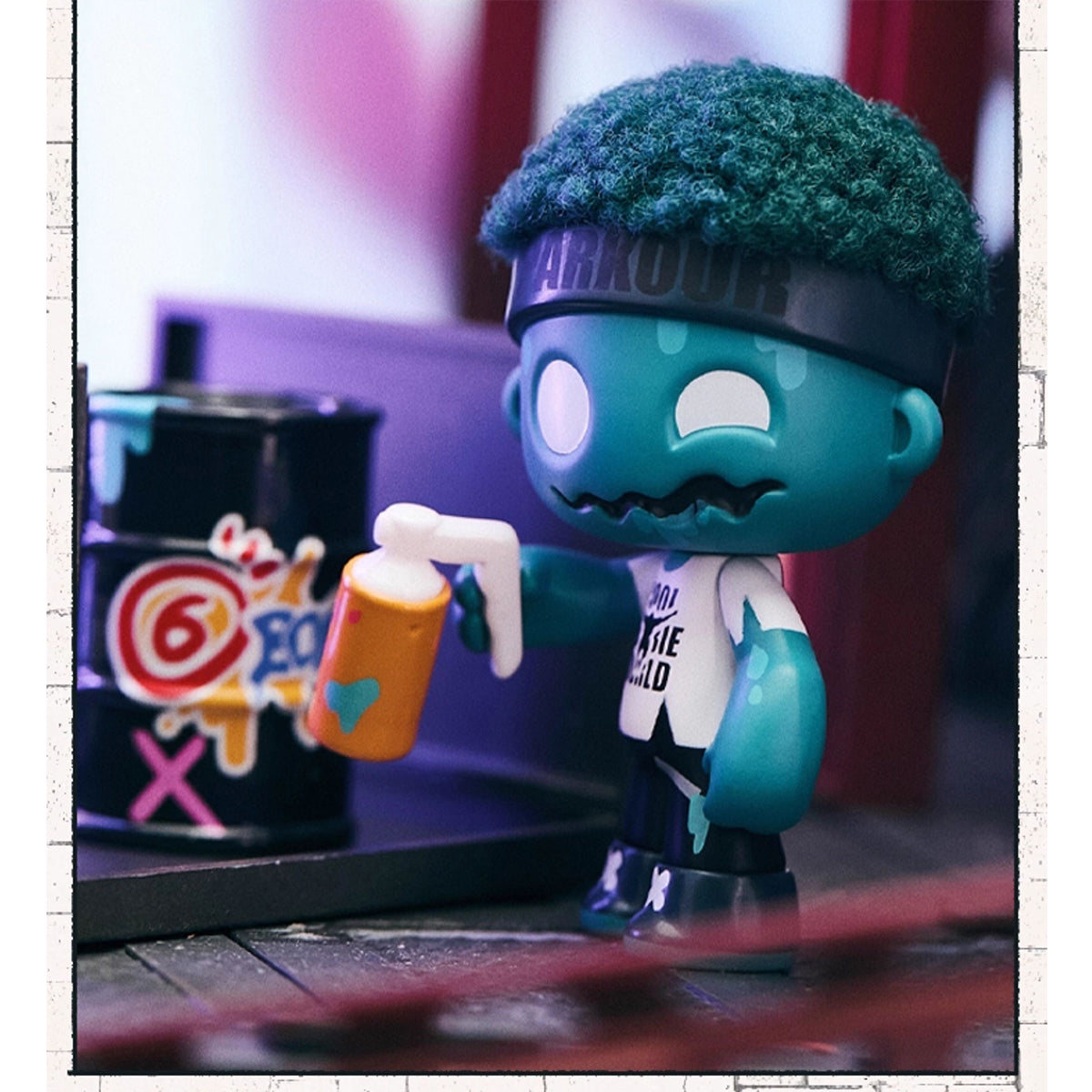 MR.BONE Jonior 2 Generation Live in a Zombie World Biochemical Street Series Blind Box Figure