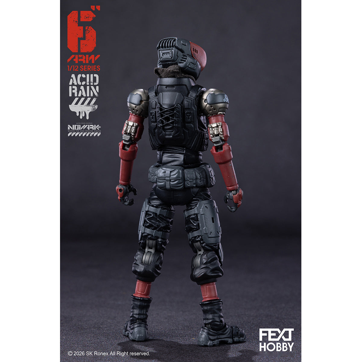 FEXT HOBBY Acid Rain World: Novark FXH-AR-005 Valerius FXH-AR-006 NVK Escort-L FXH-AR-001 Red Locust 1/12 Scale Action Figure