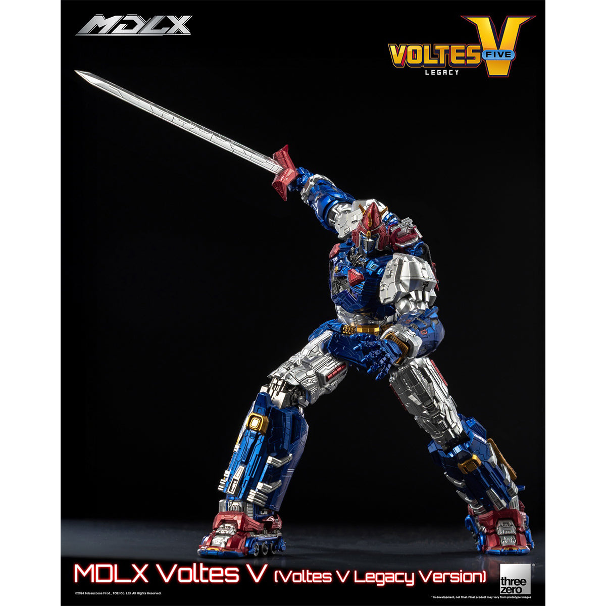 Threezero MDLX Voltes V Legacy Version 3Z06660A0 Action Figure