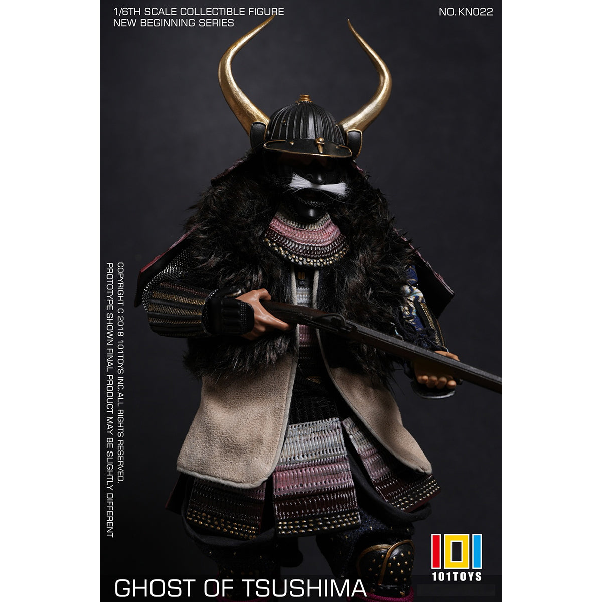 101TOYS KN023 GHOST OF TSUSHIMA Samurai 1/6 Scale New Beginner Series Action Figure