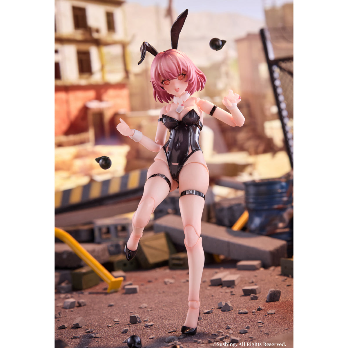 Sushing, Rabbit Bunny Rapid Squad Force: Assault Trooper - BELKA, Anime Action Figure