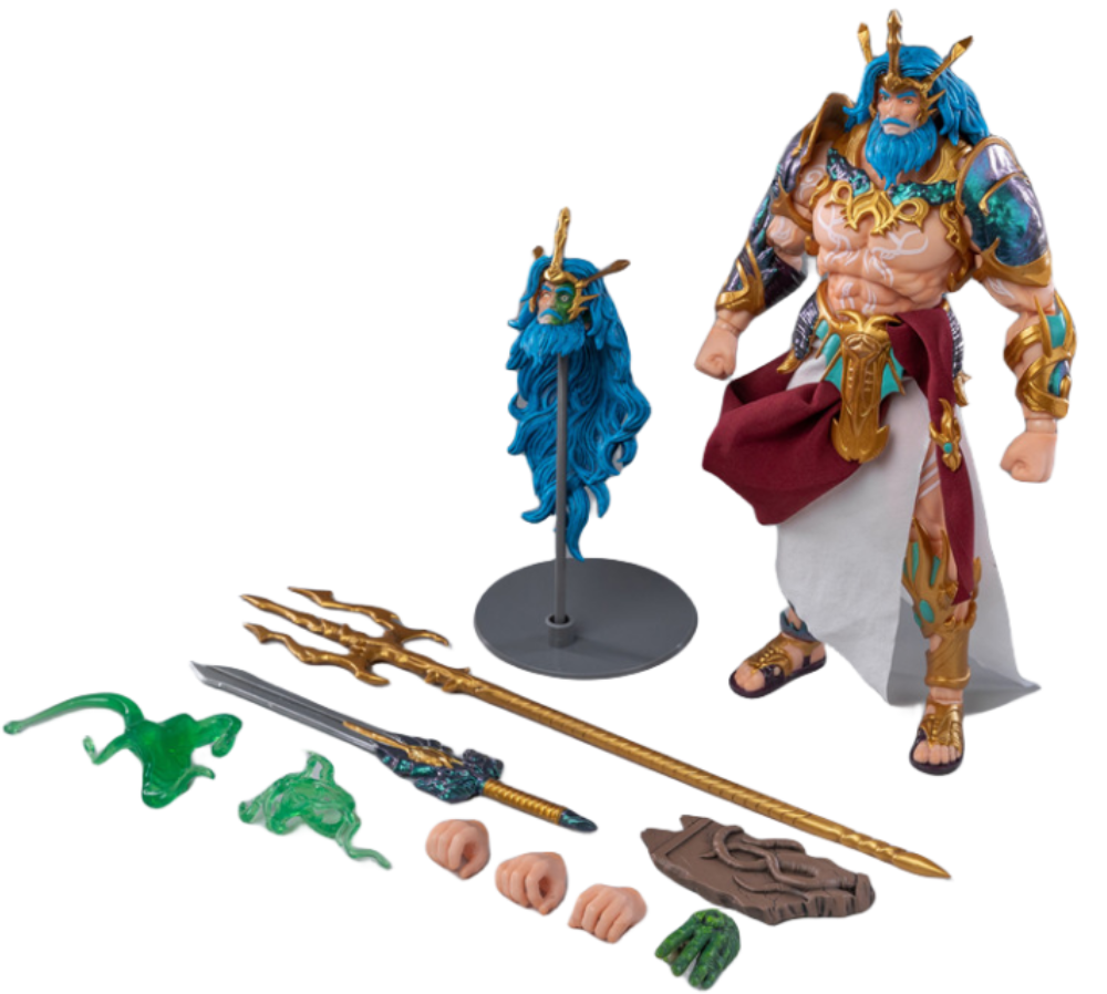 ShinfuToys M03G Myth Gods of Nation: Poseidon 1/12 Scale Action Figures