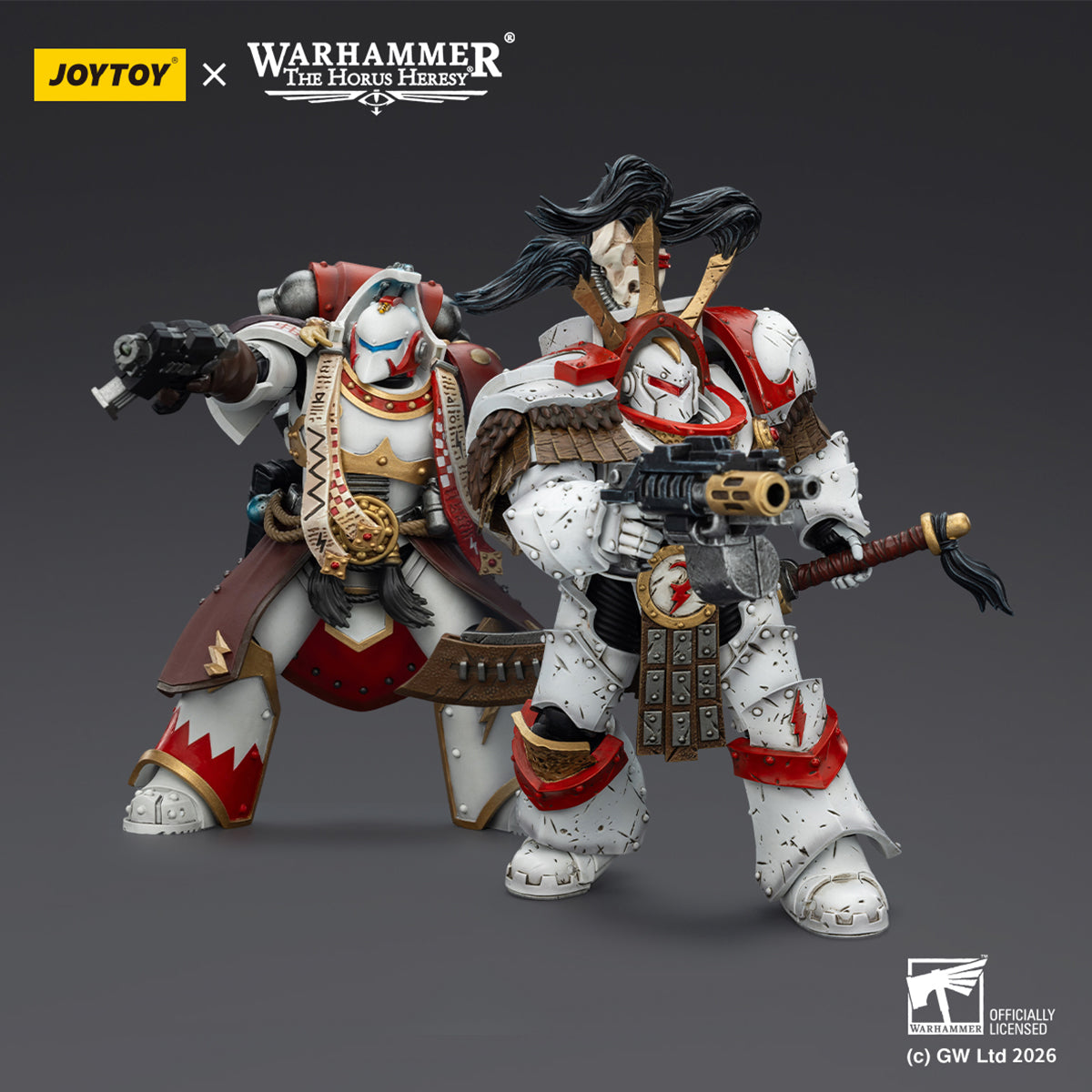 JOYTOY White Scars Legion Praetor in Cataphractii Terminator Armour &