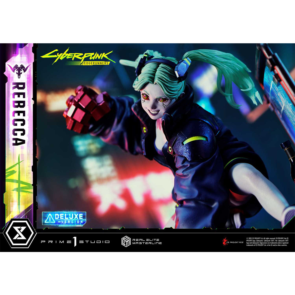 Prime 1 Statue, Cyberpunk Edgerunners Rebecca, 1/4 Art Anime Statue