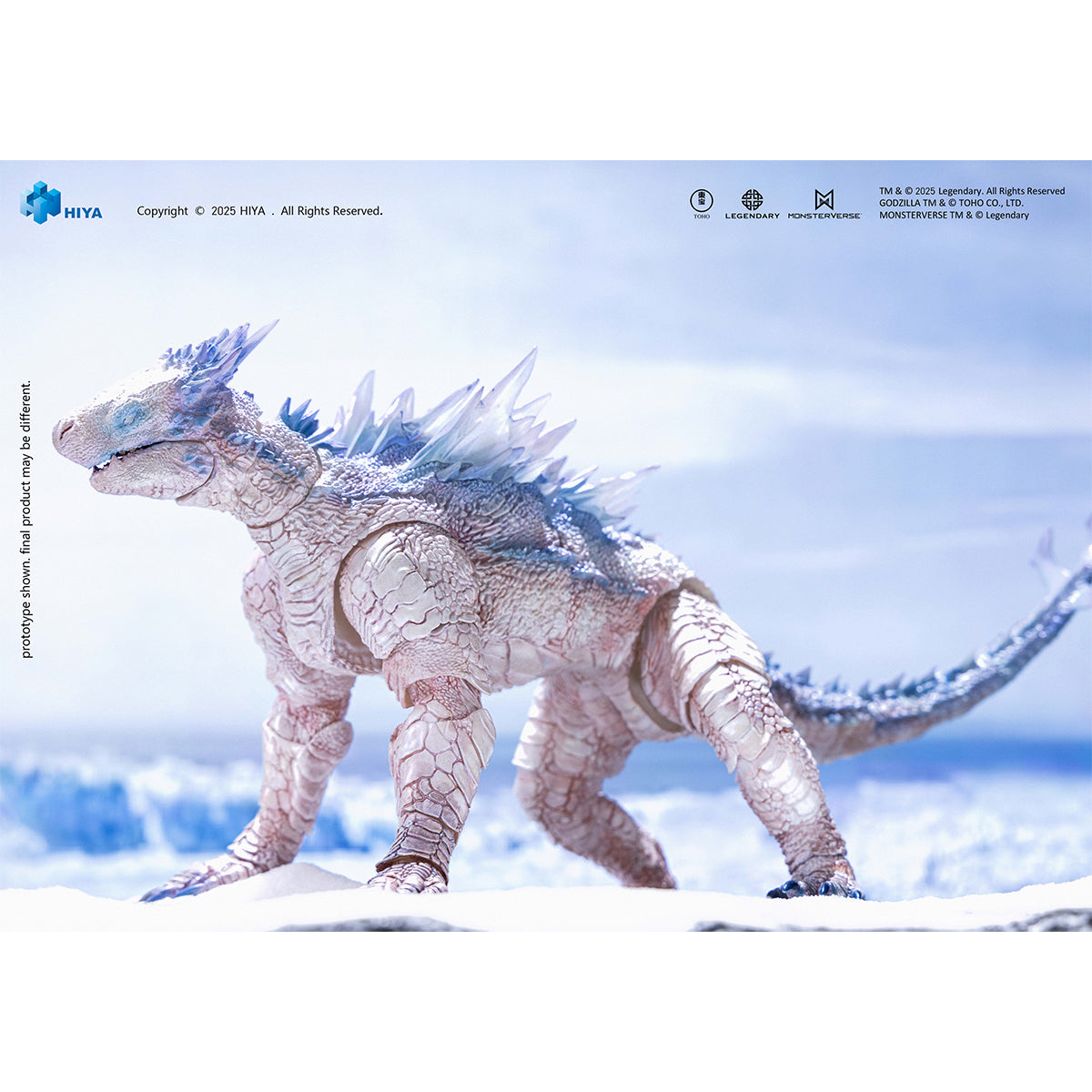 HIYA Exquisite Basic Godzilla x Kong: The New Empire Frost Bite Blast Snow Demon Shimo EBG0189 Monster Action Figure