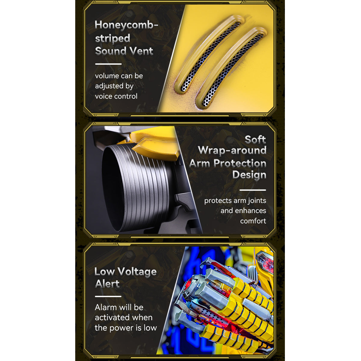 KILLERBODY Transformers Bumblebee Hand Cannon 1/1 Scale Wearable KB20069-91 CosPlay