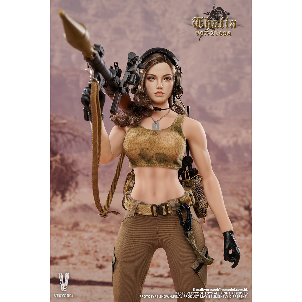 VERYCOOL Desert Female Soldier - Thalia 1/6 Scale Action Figure