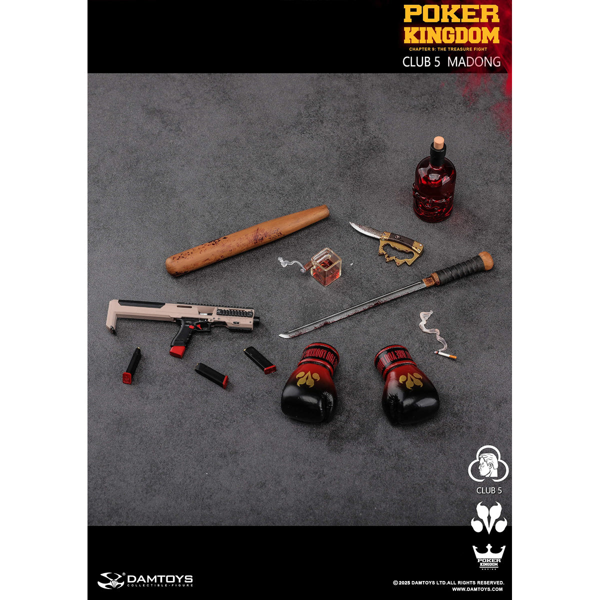 DAMTOYS Poker Kingdom CULB 5 1/6 Scale Action Figure