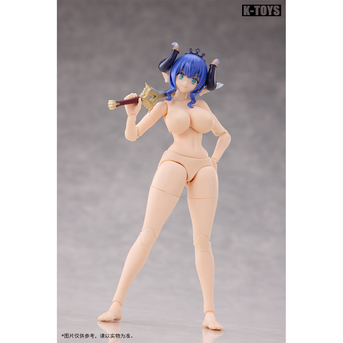 K-Toys Articulated joints Female Anime Type Large Bust 1/12 Scale Action Figure Body