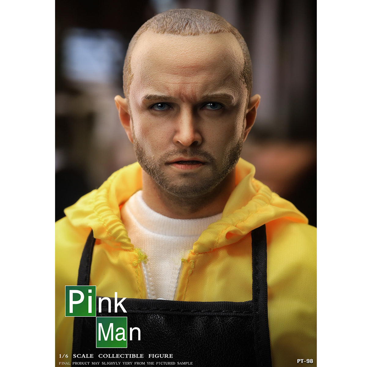 PRESENT TOYS, Pink Man/Toxic White/Scene Set, Action Figures