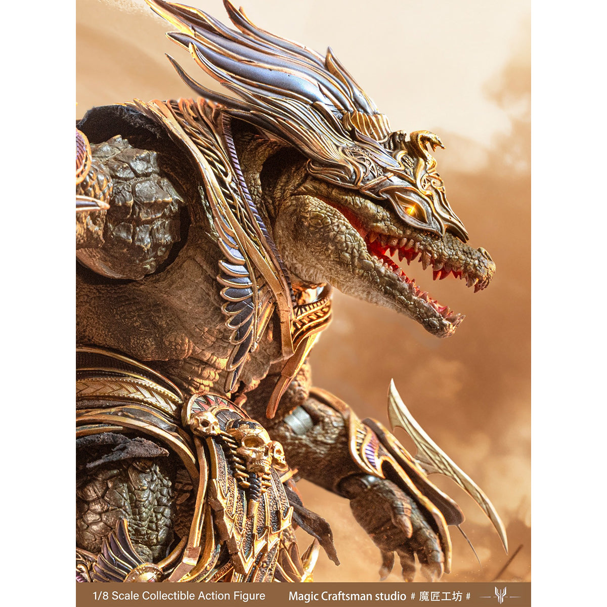 Magic Craftsman Studio Temple of Chaos Series Desert Colossus Crocodile Sobek 1/12 Scale Action Figure