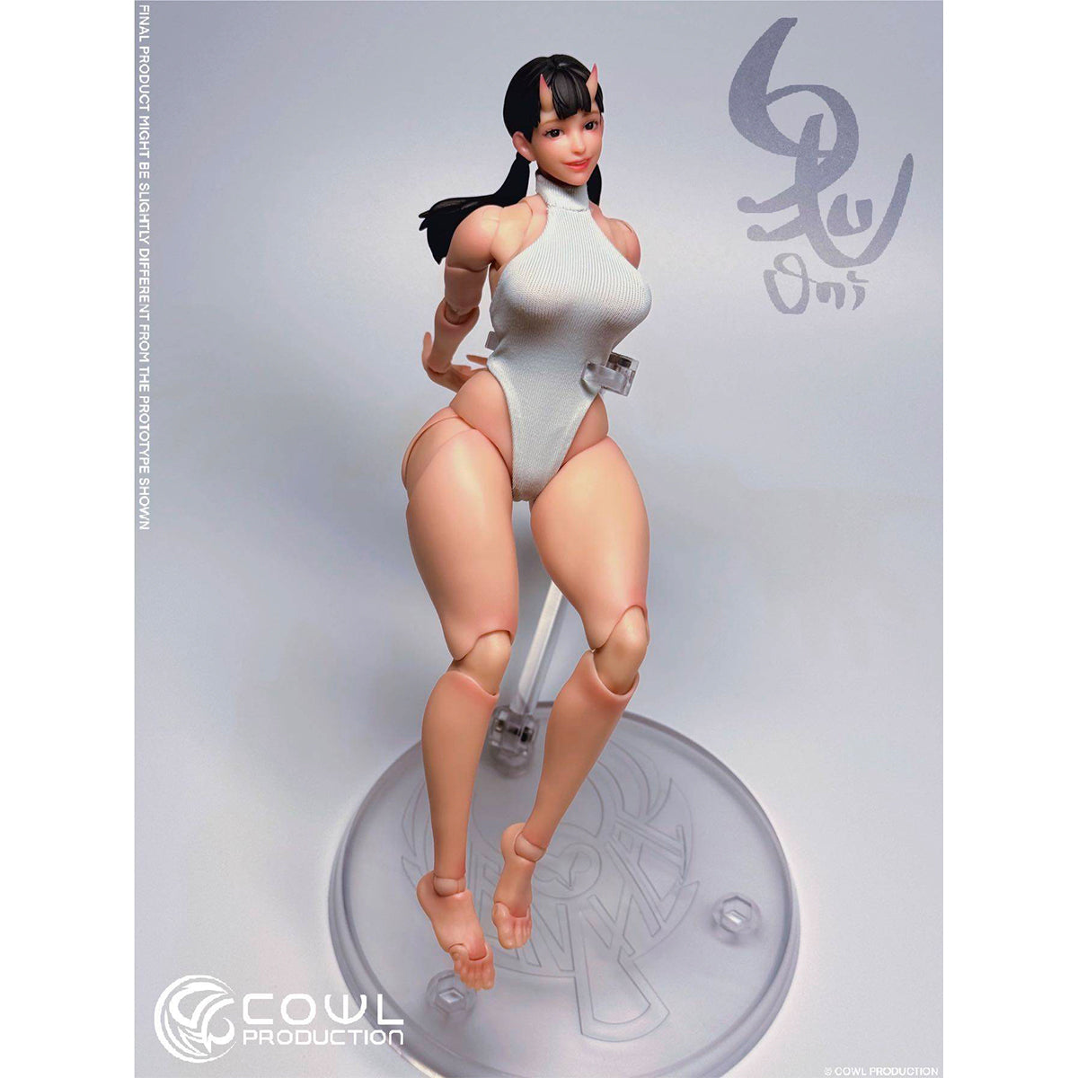 COWL PRODUCTION Ghost Non-makeup Female CP00 Articulated Joints 1/12 Scale Action Figure Body