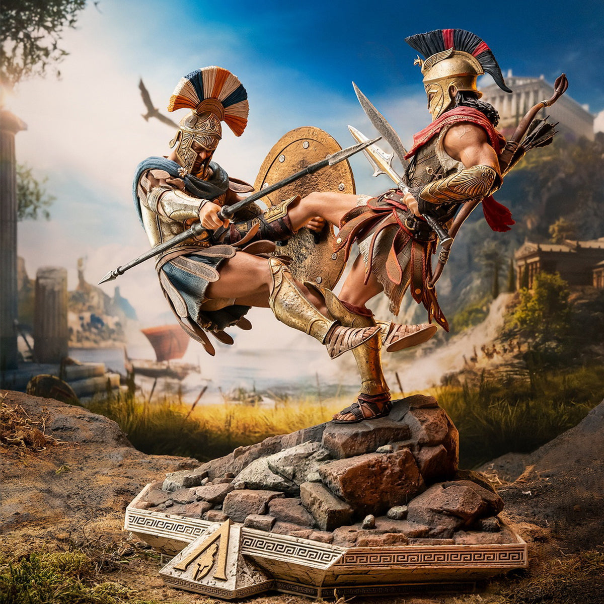 PureArts 1/6 Assassin’s Creed Odyssey: Spartan Kick Diorama Art Statue