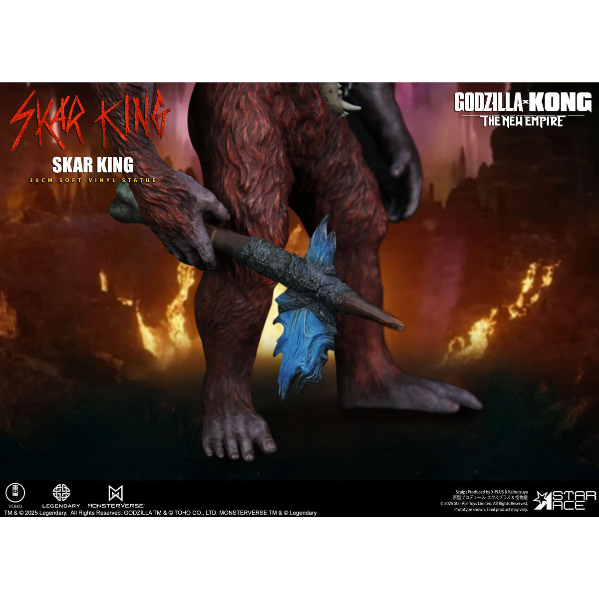 STAR ACE Toys Godzilla vs. Kong: The New Empire - Skar King Action Figure