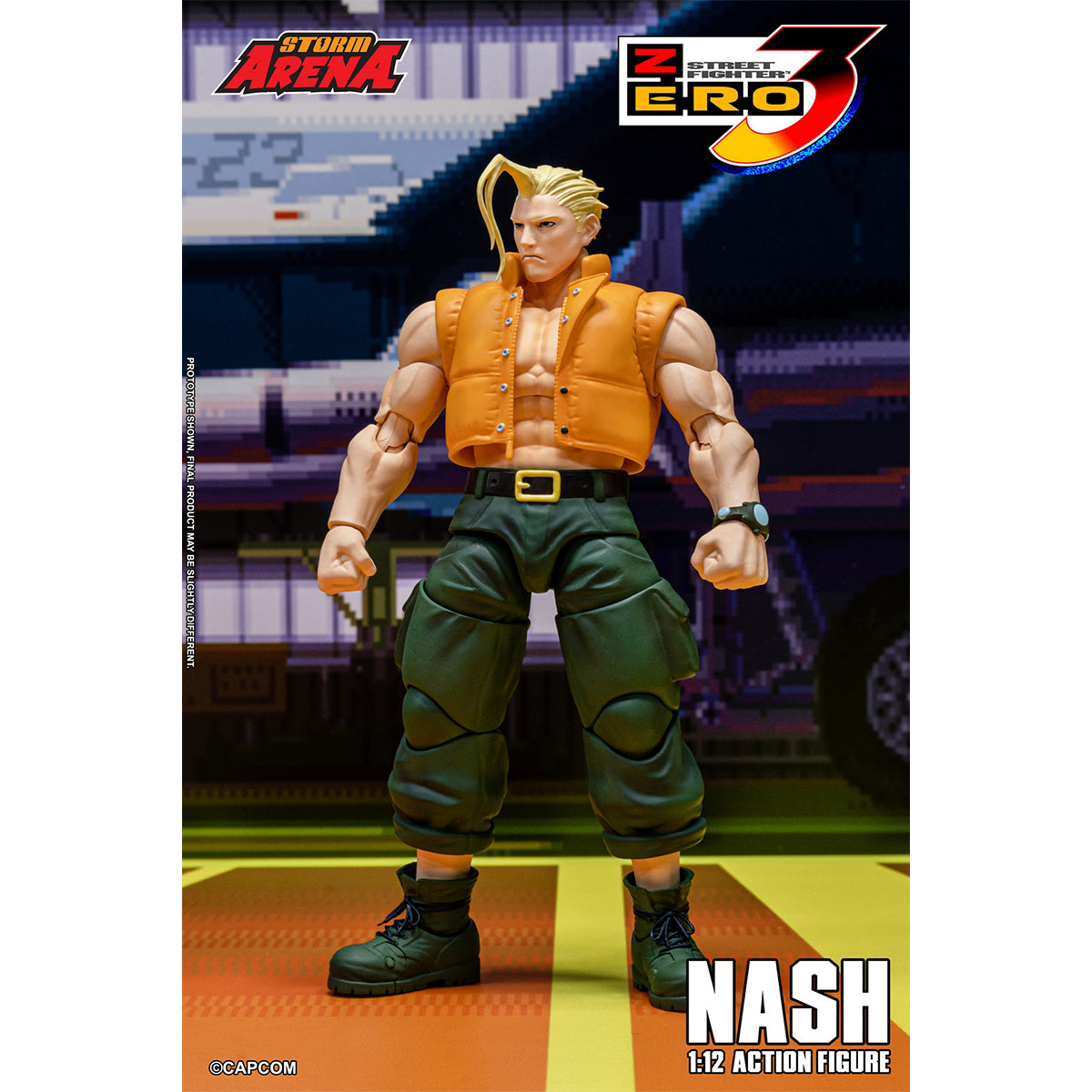 Storm Collectibles Street Fighter 3 Zero: NASH 1/12 Scale Action Figure