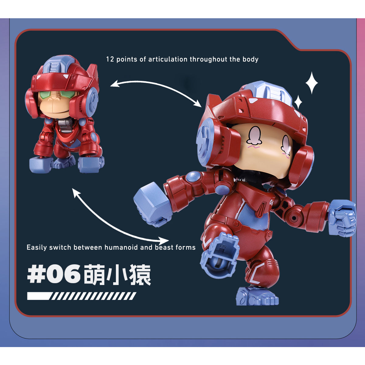 CANG TOYS, Trans Age Pocket Transformation 1st Edition Q-Version Pet Mecha, Blind Box Figure