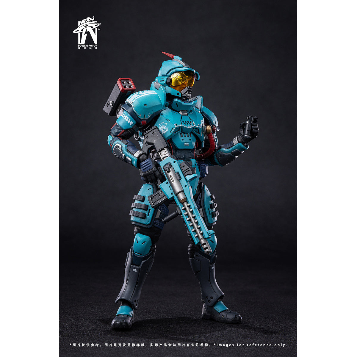 Powerspotoy Xpedion Steel Thunder Special Force Tactical ARM 1/12 Scale Action Figure & Diorama Base