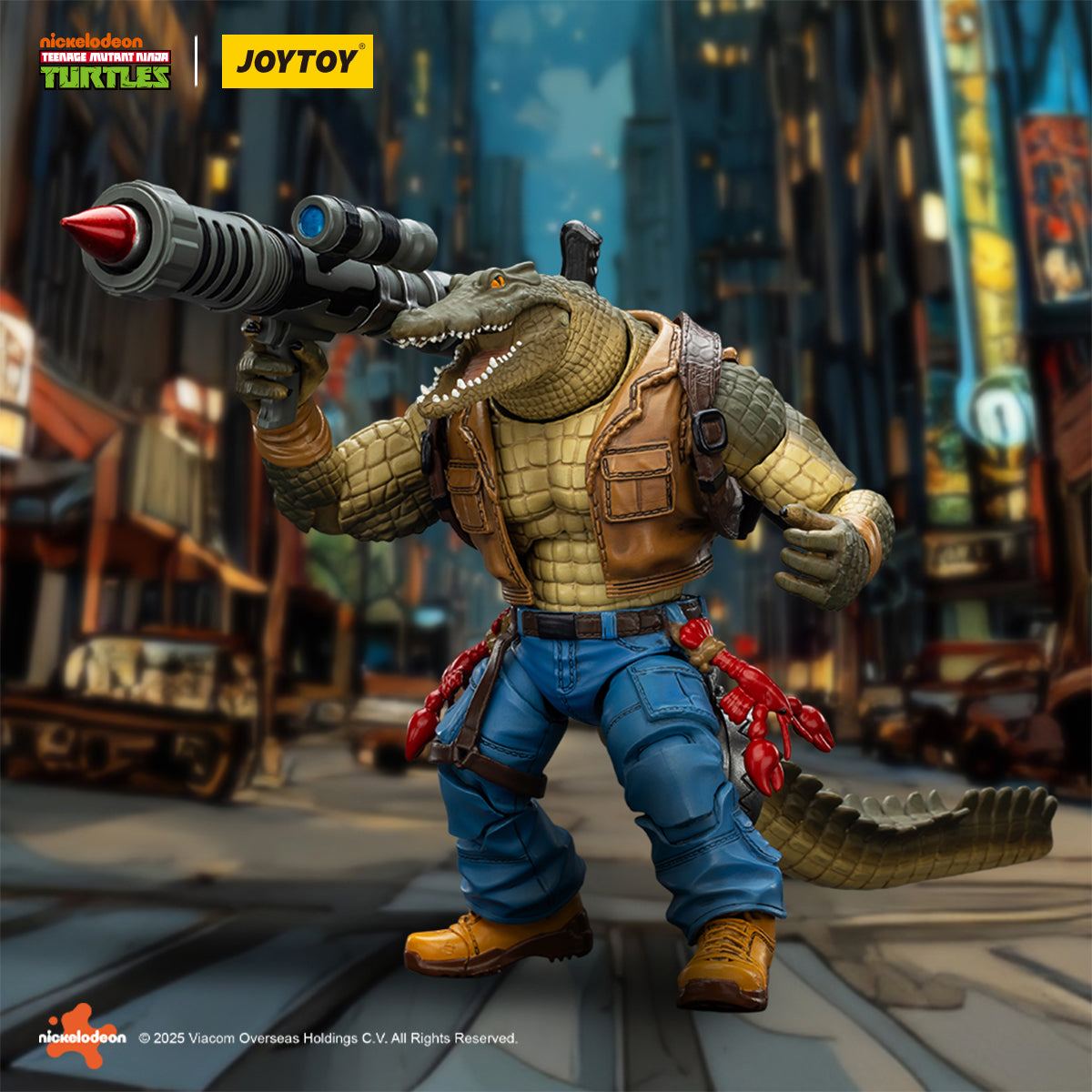 JOYTOY TMNT-Metalhead & TMNT-Leatherhead 1/18 Scale Action Figure