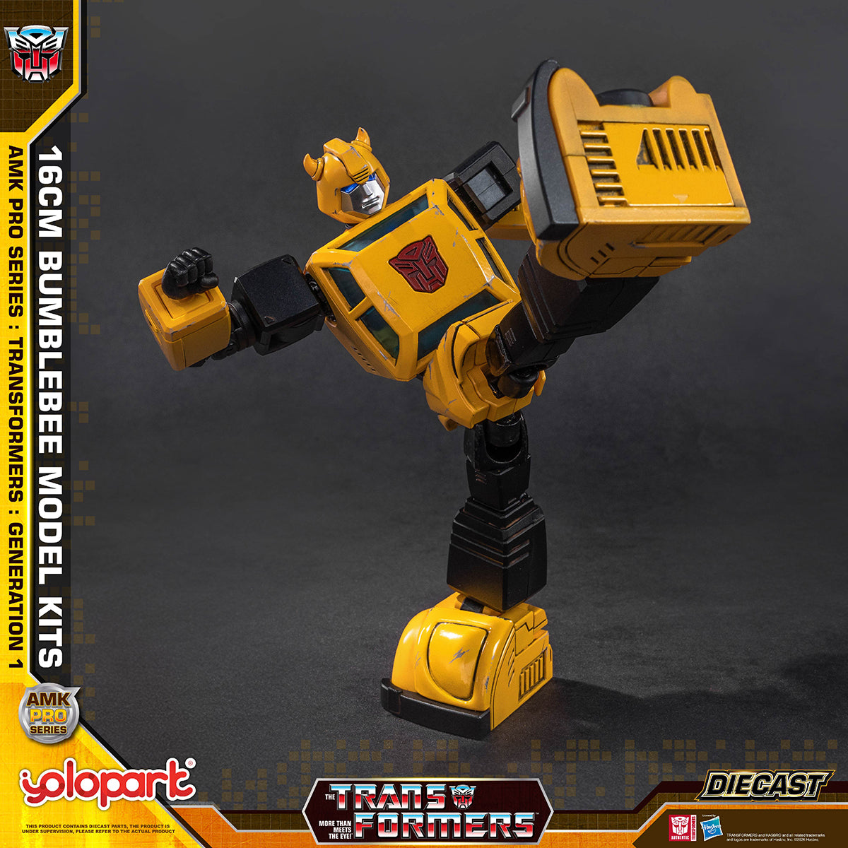YOLOPARK AMK PRO Series Transformers G1 Bumblebee AMKPG1BB Pre-Assembled Model Kit