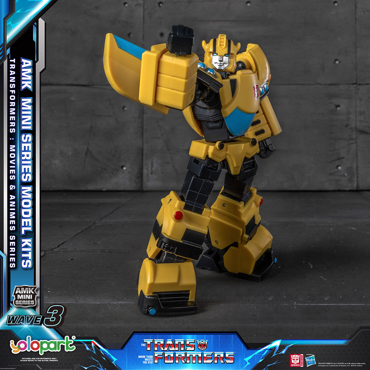 Yolopark AMK MINI WAVE 3-TF3 Bumblebee AMKM3BB Pre-assembled Model Kits
