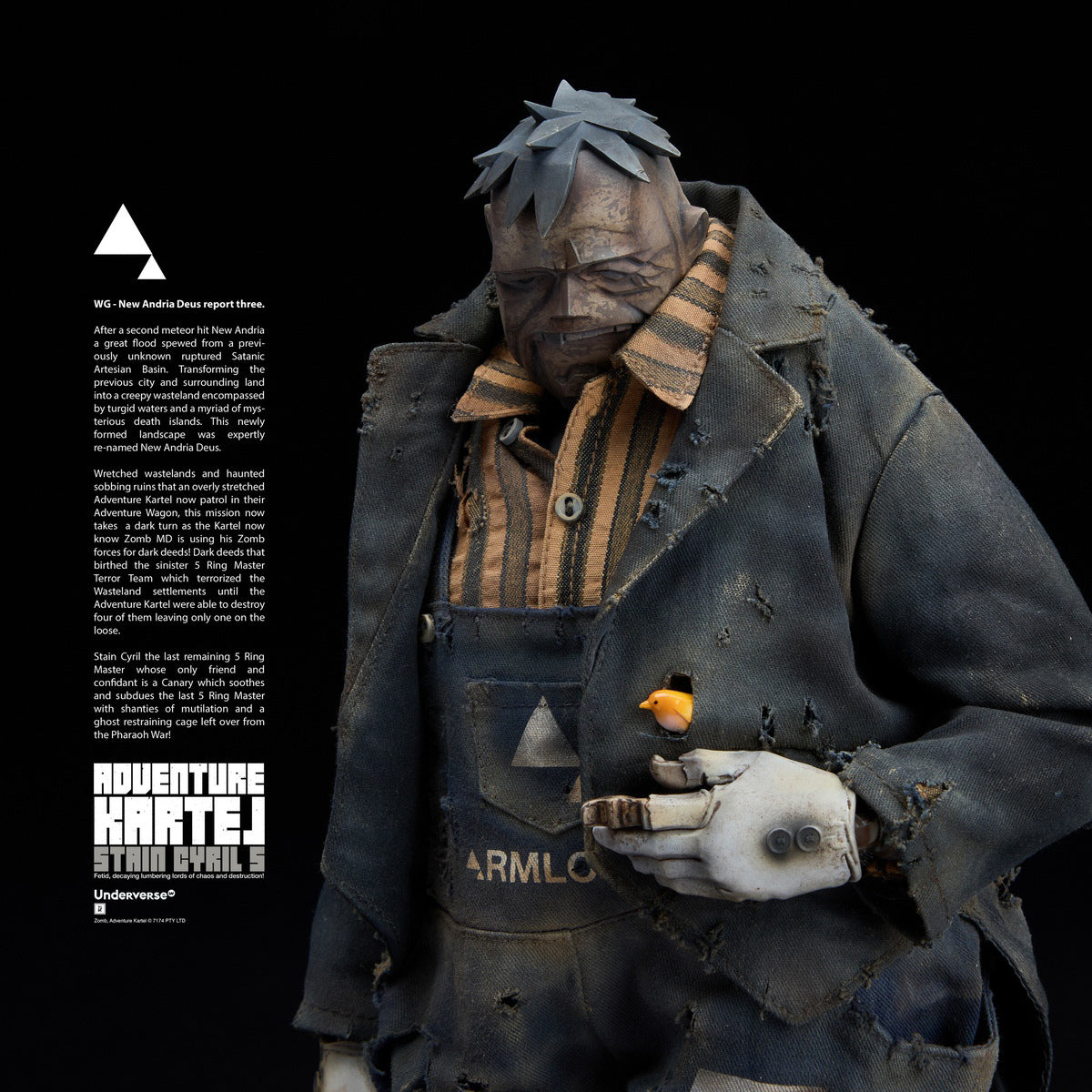 Underverse Stain Cyril Fat Zombie AK Series 1/6 Scale Action Figure
