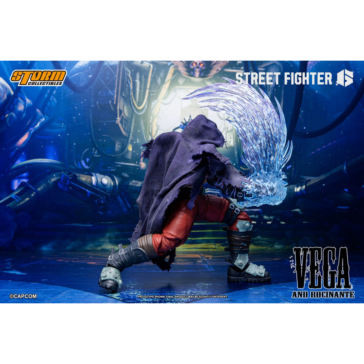 Storm Collectibles CPSF32 Street Fighter 6 M. Bison & Rocinante 1/12 Scale Action Figure
