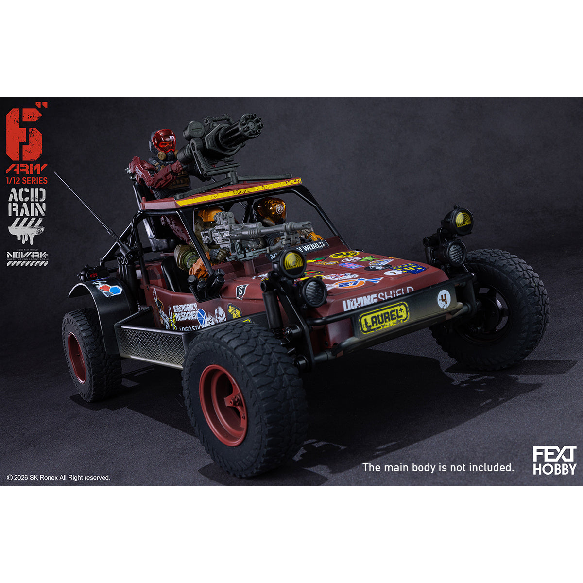 FEXT HOBBY Acid Rain World: Novark FXH-AR-005 Valerius FXH-AR-006 NVK Escort-L FXH-AR-001 Red Locust 1/12 Scale Action Figure