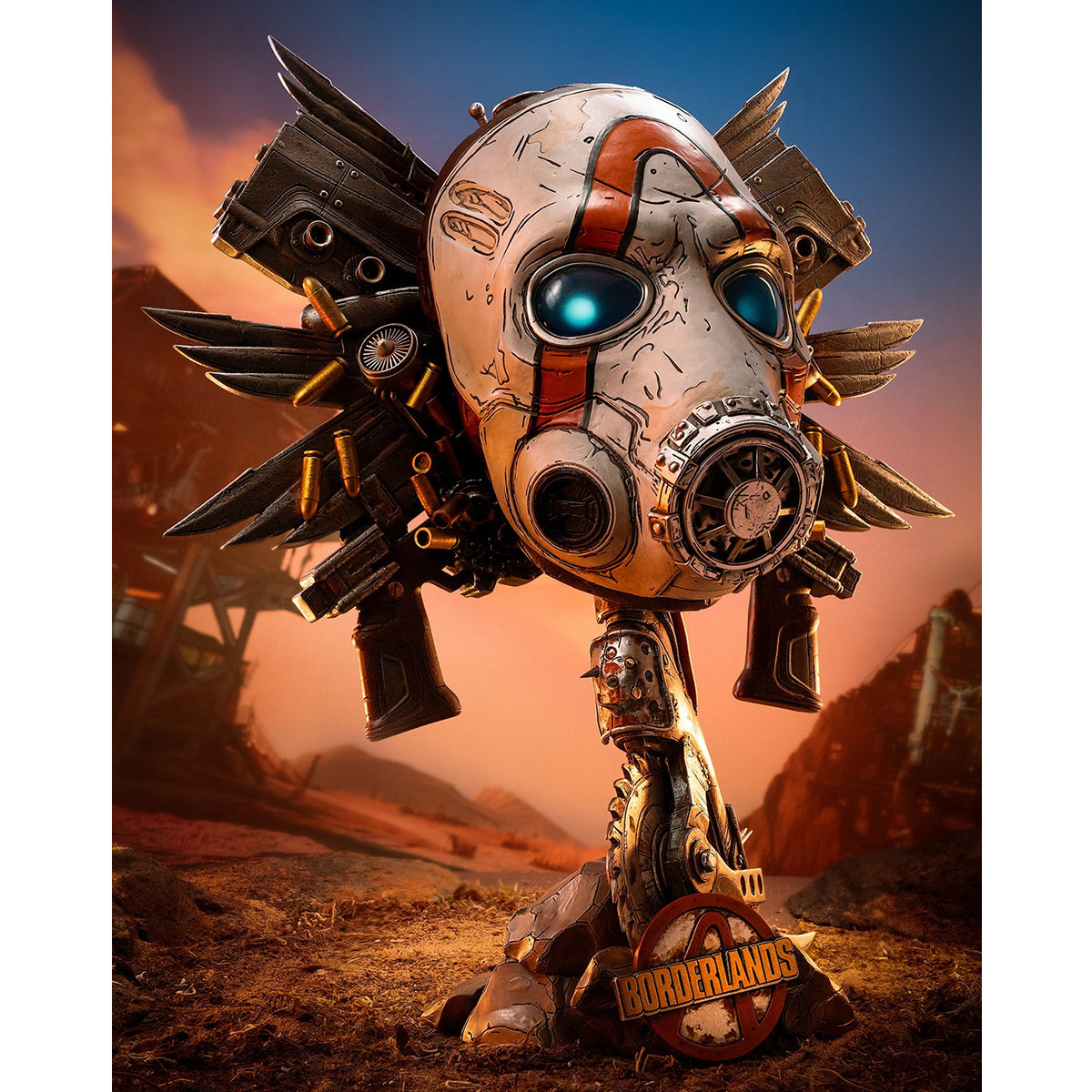 PureArts, Borderlands Psycho Bandit Art Mask, Art Statue