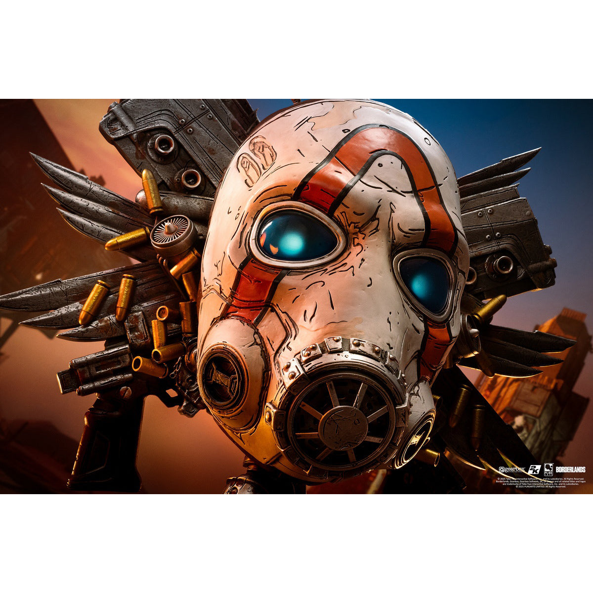 PureArts, Borderlands Psycho Bandit Art Mask, Art Statue