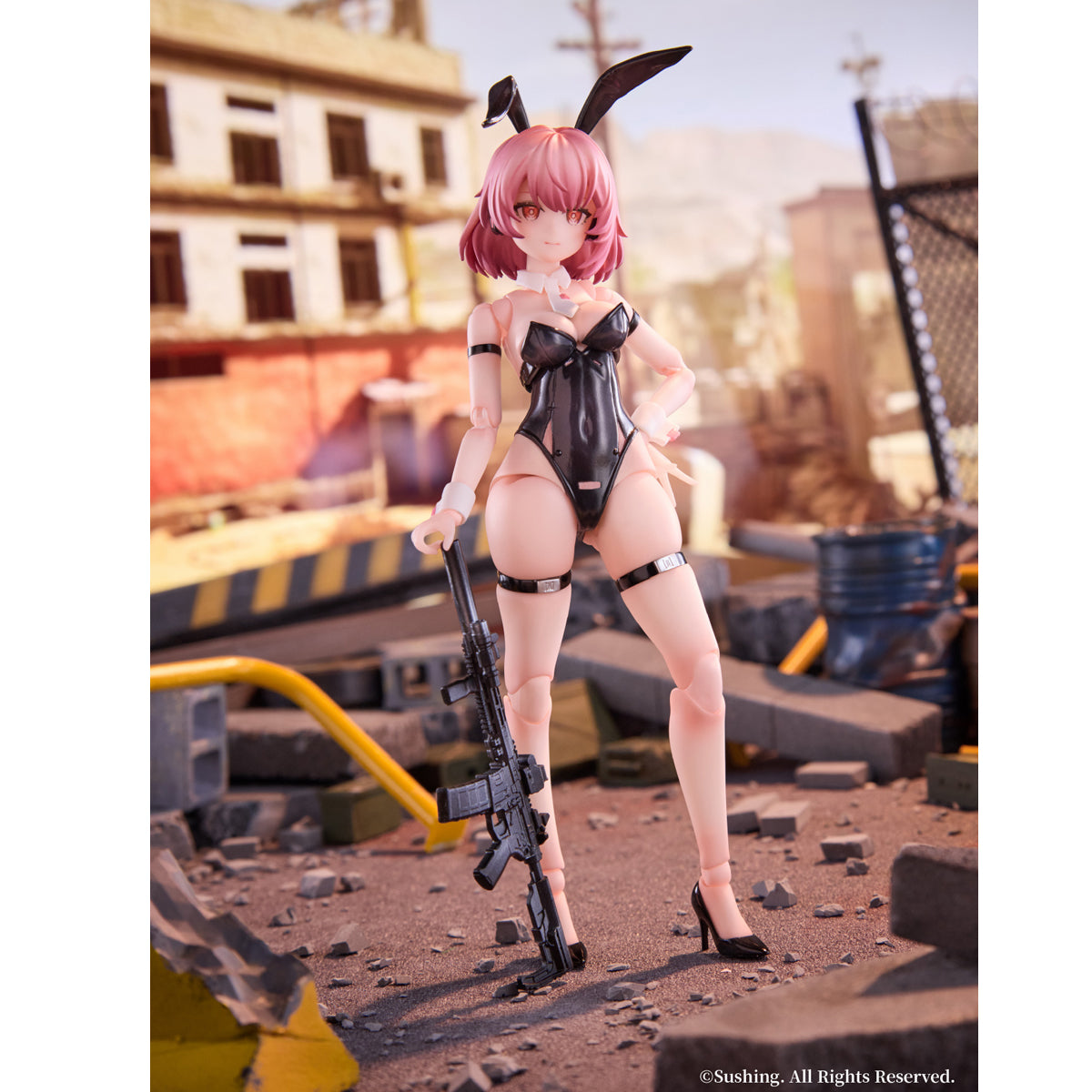 Sushing, Rabbit Bunny Rapid Squad Force: Assault Trooper - BELKA, Anime Action Figure