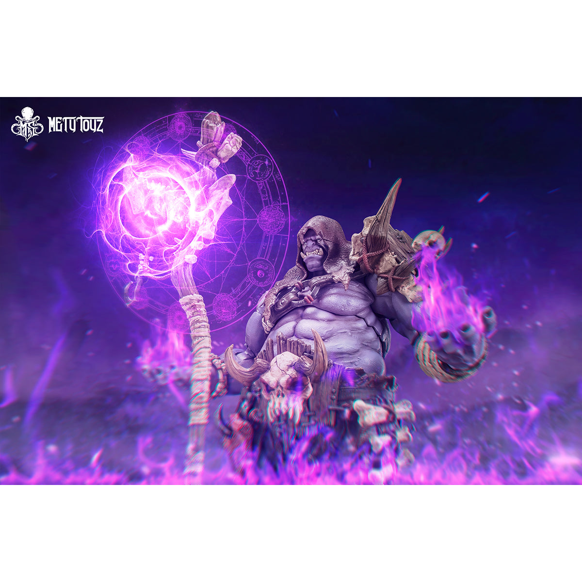 Metytoyz, Adventurer's World Crusher Ogre Mage Ancient Rune Prophet - Golash, Action Figures