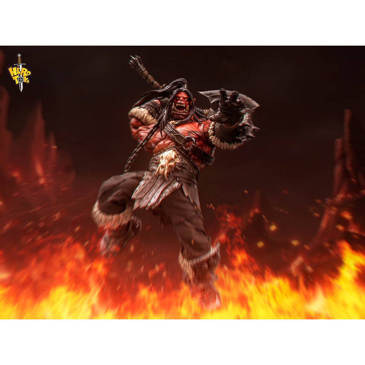 Hero toys Tribal War Song Great Chieftan Red 1/10 Scale Action Figure