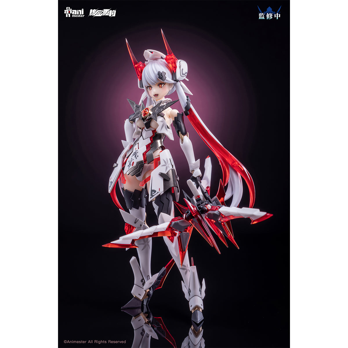 Nuclear Gold Reconstruction Polaris Star·White Polaris Star White Snake Mechagirl Kit 1/12 Scale Model Kit