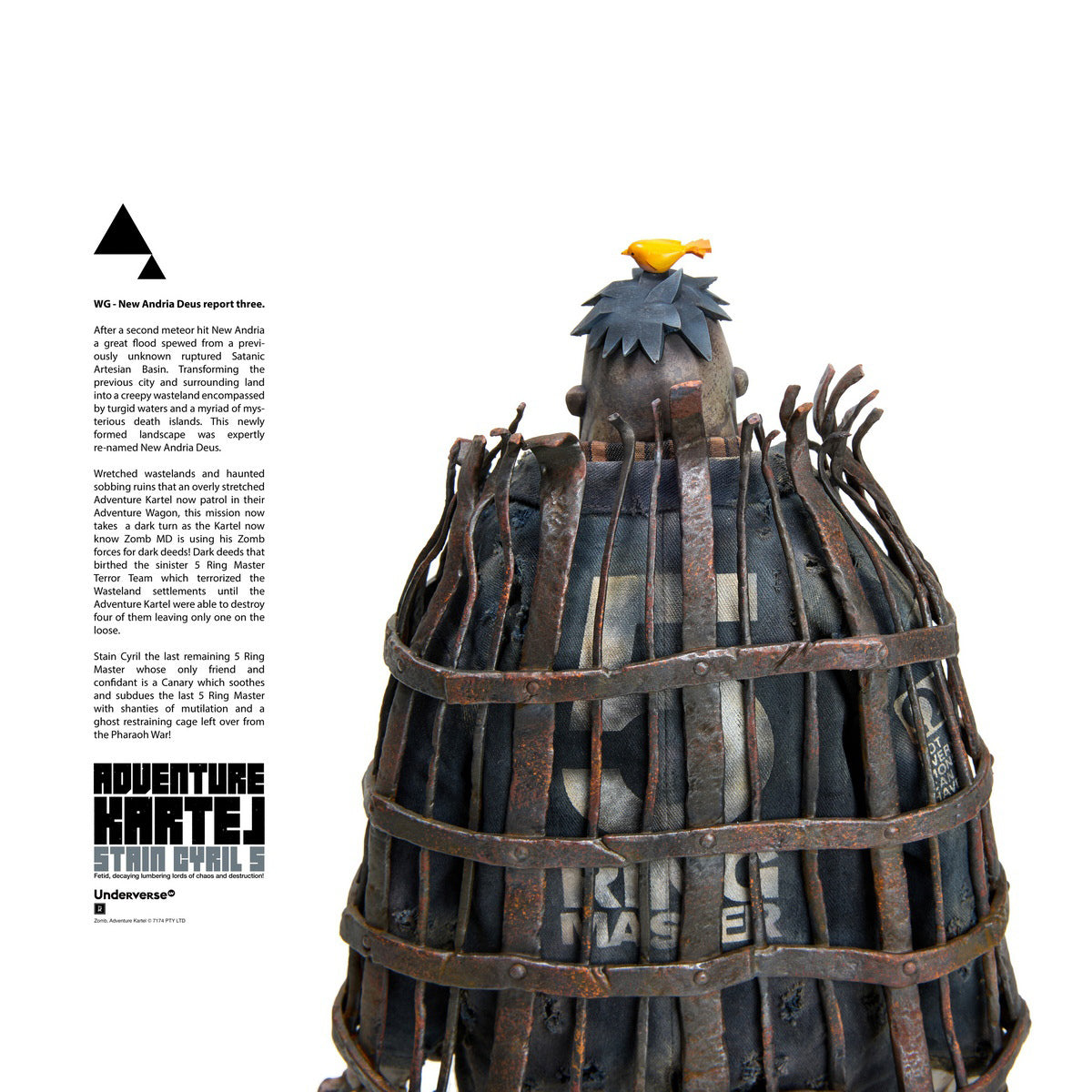 Underverse Stain Cyril Fat Zombie AK Series 1/6 Scale Action Figure