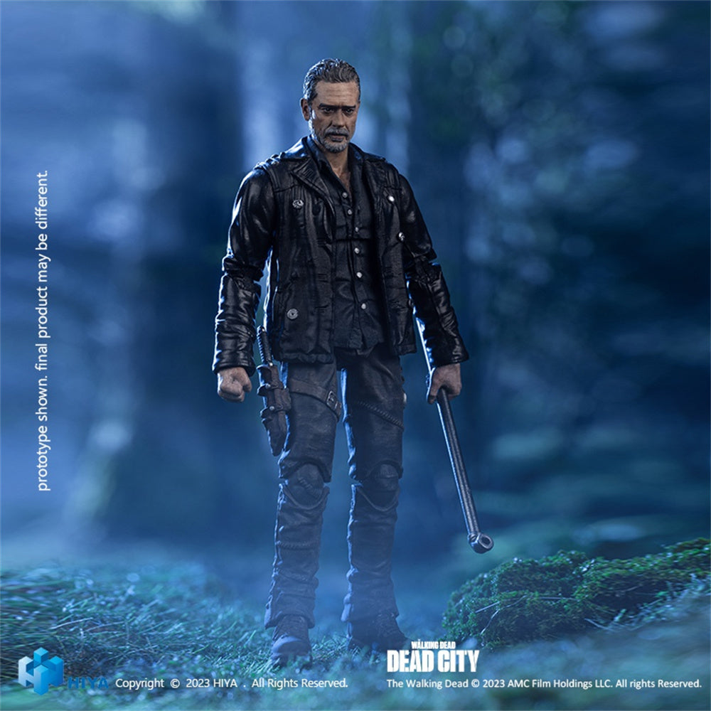 HIYA Exquisite Mini Series EMW0301 The Walking Dead Negan 1/18 Scale Action Figurine