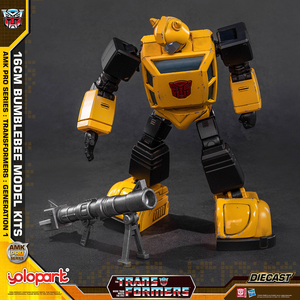 YOLOPARK AMK PRO Series Transformers G1 Bumblebee AMKPG1BB Pre-Assembled Model Kit