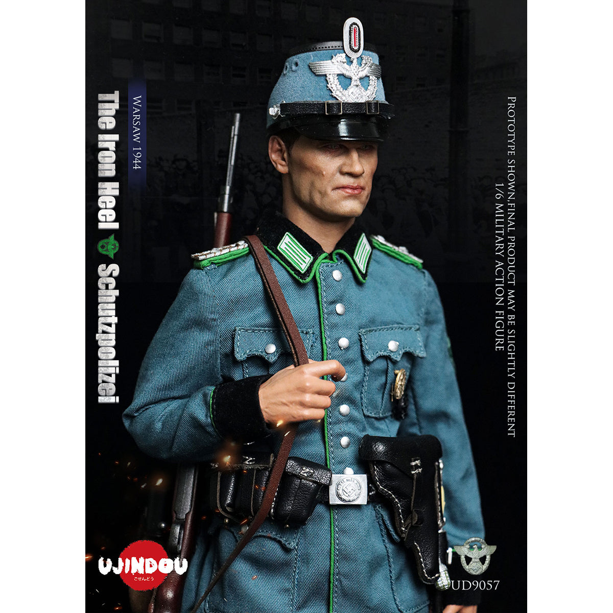 UJINDOU UD9057 The Iron Heel-WWII German Schutzpolizei Warsaw 1944 1/6 Scale Action Figure