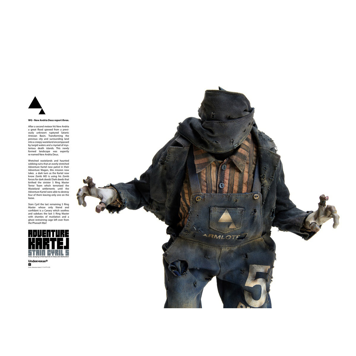 Underverse Stain Cyril Fat Zombie AK Series 1/6 Scale Action Figure