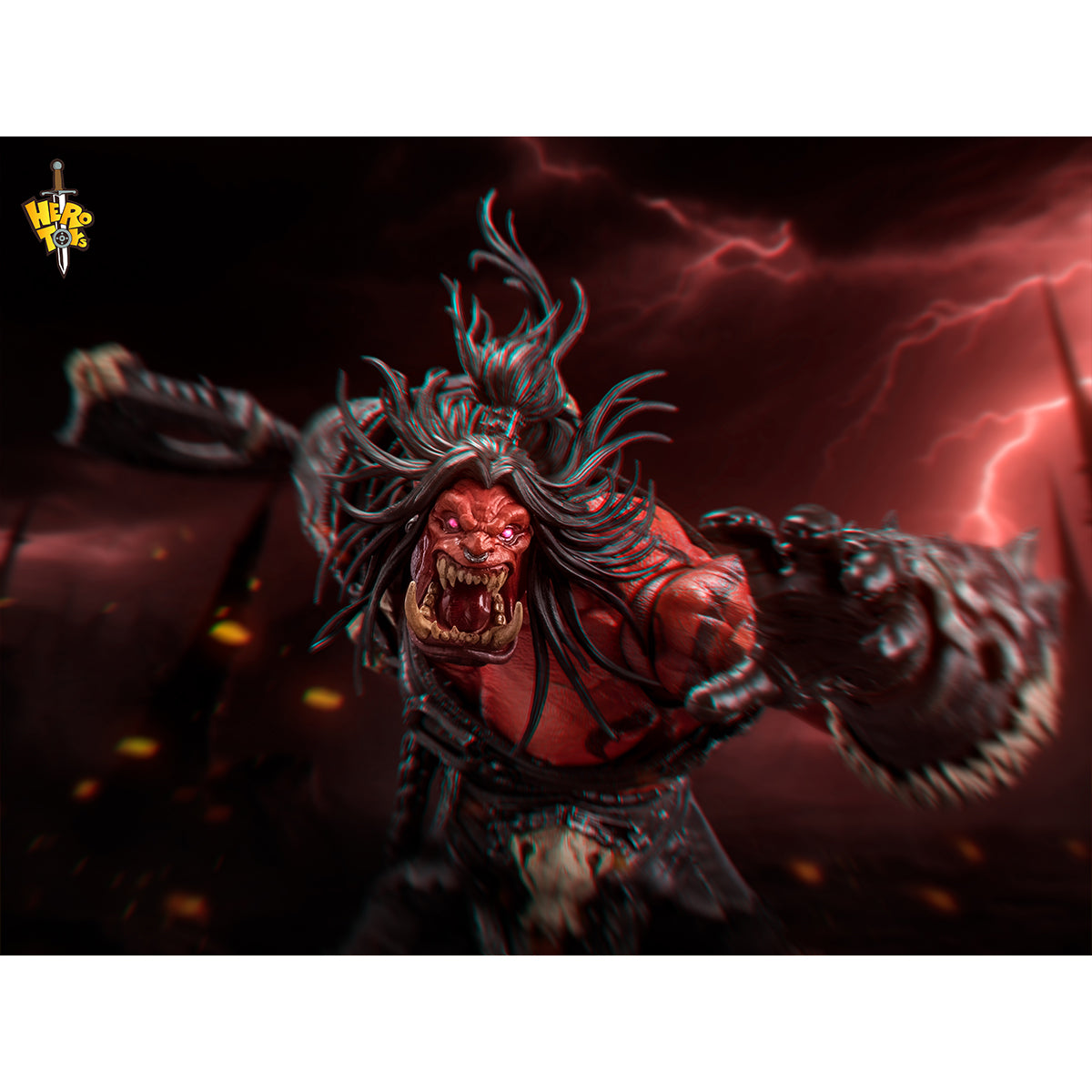 Hero toys Tribal War Song Great Chieftan Red 1/10 Scale Action Figure