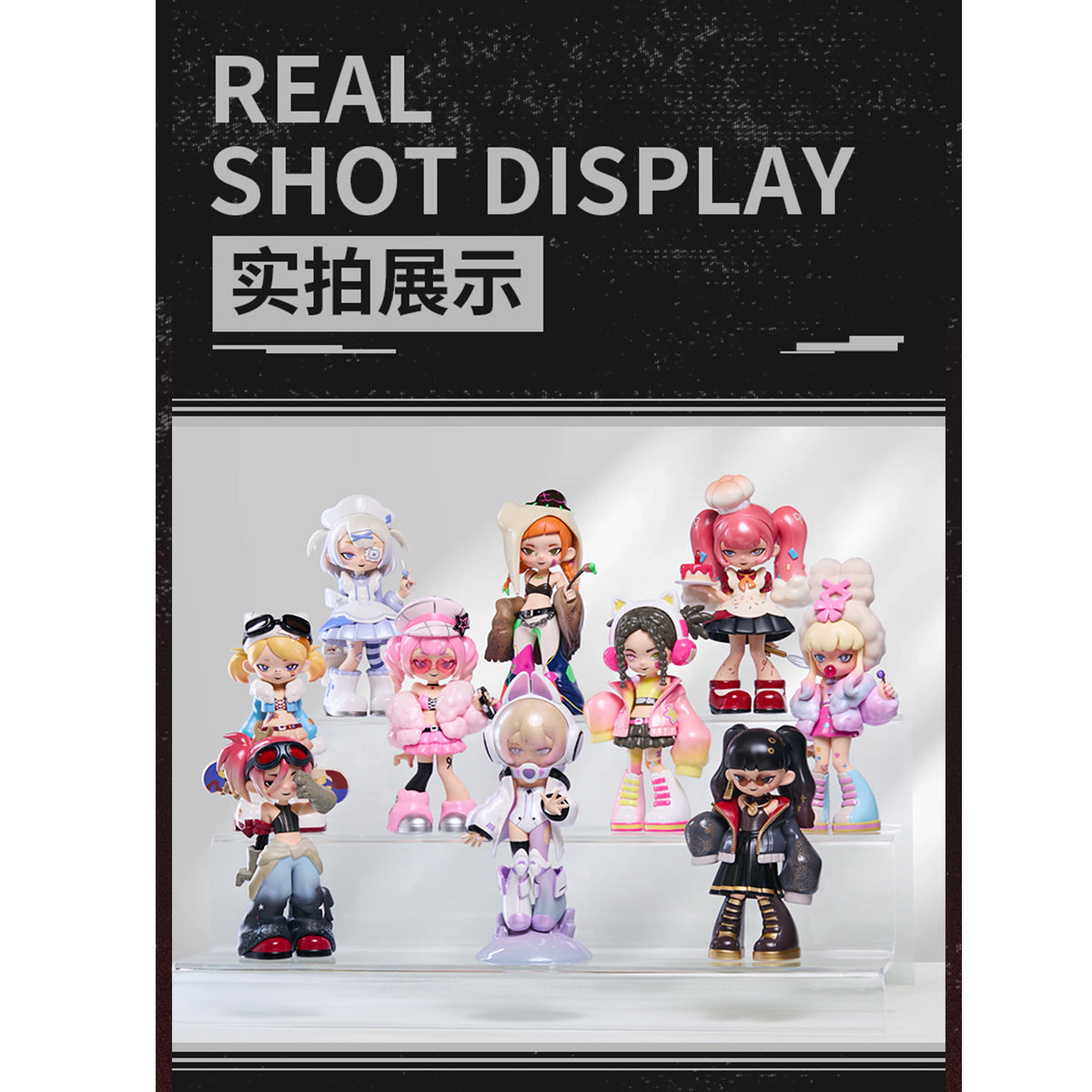 MR.BONE Yan Culture Yandere Girl Parasite ID Multi-Character Series Blind Box Figure