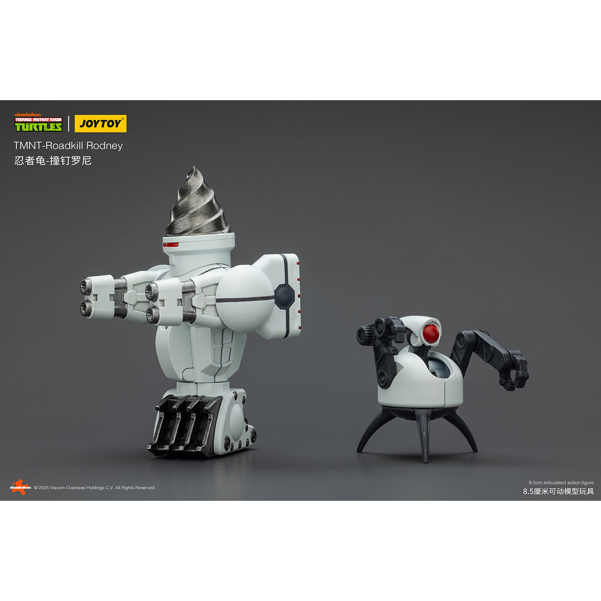 JOYTOY TMNT-Roadkill Rodney TMNT-Turtle Van 1/18 Scale Fit TMNT Series Action Figure