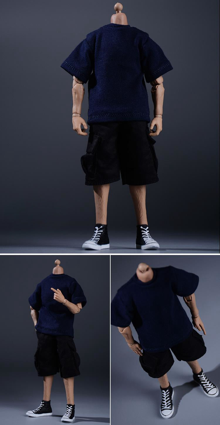 ATStory AT202200E Red T-Shirt 1/12 Scale 6-Inch Doll Clothes Fit Action Figure